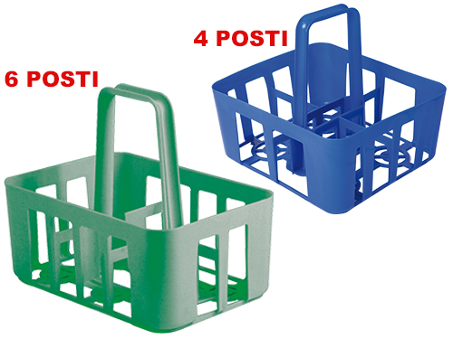 PORTABOTTIGLIONI 4 POSTI LT. 2 (cartone 5 PZ)