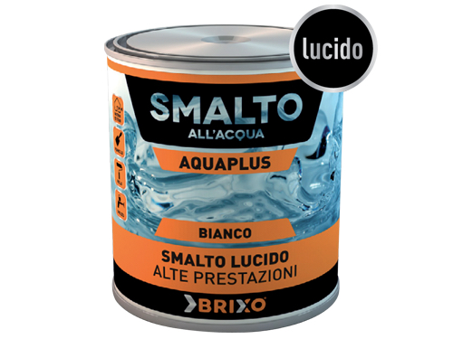 SMALTO BRIXO AQUAPLUS LT. 0,375 BIA.LUC. (cartone 6 PZ)