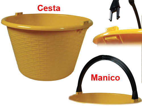 MANICI PLASTICA P/CESTE PESANTI P41001 (cartone 10 PZ)