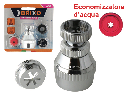 ROMPIGETTI BRIXO FIL. DUPLO CR. SNODO (cartone 6 PZ)