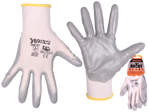 GUANTI BRIXO ROCKY NYLON/NITRILE S (cartone 12 PA)