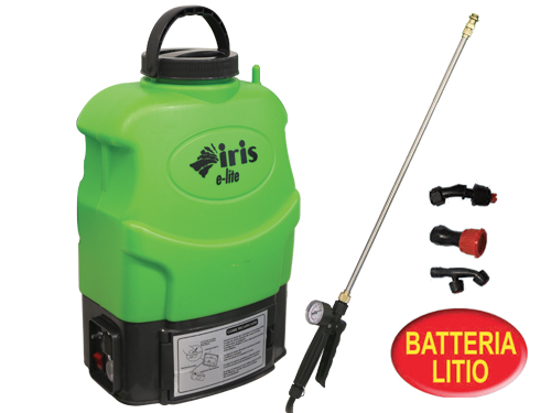 POMPE IRIS GARDEN LT.16 A BATTERIA E-LITE