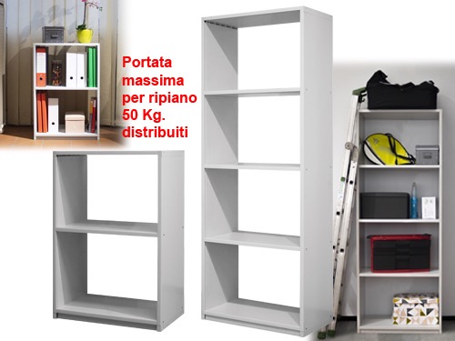 SCAFFALI MODULARI DOLLY 60.5P. H.170