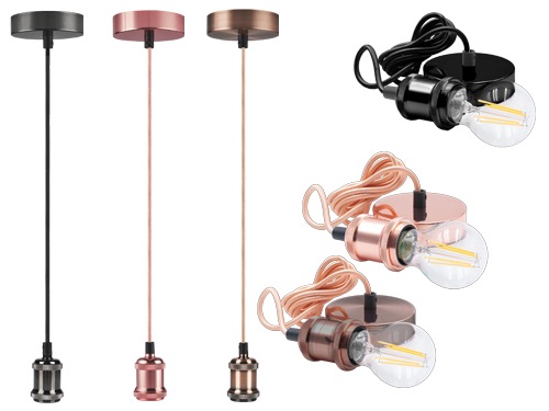 SOSPENSIONI LED FUSION E27     -FSRGV150