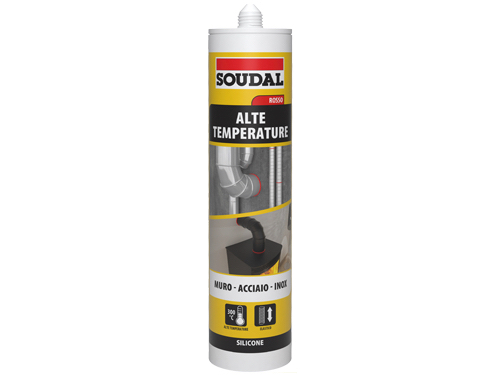 SILICONI SOUDAL ALTE TEMPERATURE 310 ML (cartone 12 PZ)