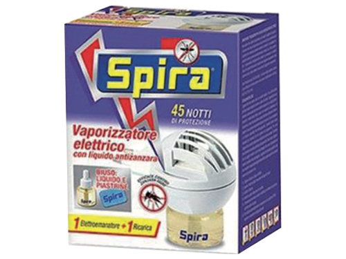 ELETTROEMANATOR.SPIRA 45 NOTTI C/LIQUIDO (cartone 3 PZ)