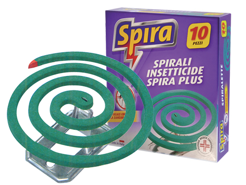 SPIRALETTE ANTIZANZARE SPIRA CF.10 PZ. (cartone 24 PZ)