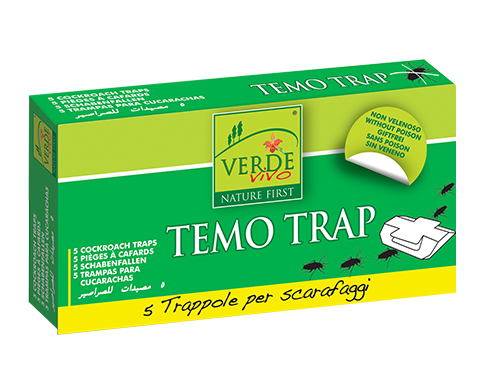 TRAPPOLE TEMO TRAP SCARAFAGGI CF.5 PZ. (cartone 20 PZ)