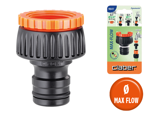 PRESE RUBINETTO MAX FLOW 3/4"+1"   -9641 (cartone 8 PZ)