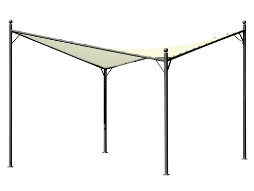 GAZEBO ACCIAIO ALICANTE 3,5X3,5MT