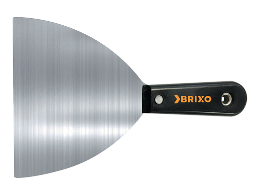 SPATOLE BRIXO INOX C/MANICO PLAST. CM 4 (cartone 12 PZ)