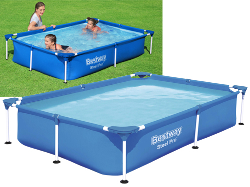 PISCINE RETTANG.     221X150 H43  56401