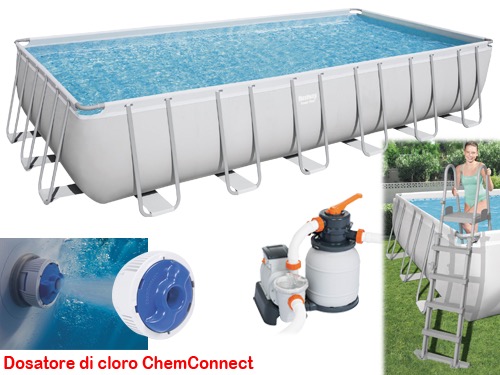 PISCINE POWER STEEL RET B/WAY 56475