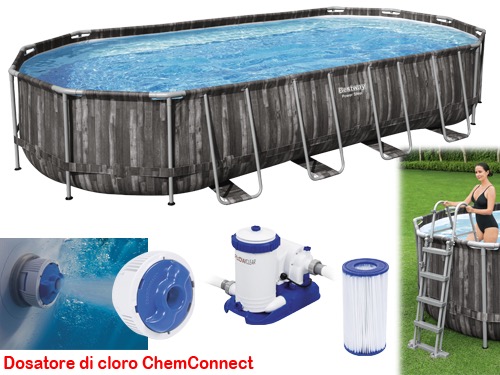 PISCINE STEEL OVALE RATT B/WAY5611T