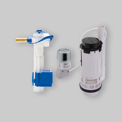 KIT VALVOLA DI RIEMPIMENTO 747 + VALVOLA DI SCARICO 550 3/8" brass