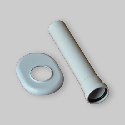 CANOTTO COMPLETO DI ROSONE Bianco cm 22 OR 143