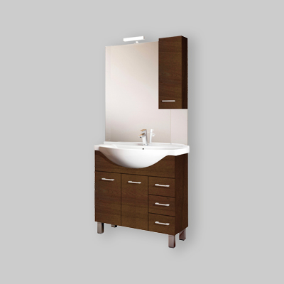 MOBILE DA BAGNO GAIA 85 Specchiera con Pensile 81 cm