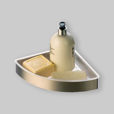 ANGOLIERA DOCCIA CADDY 1 RIPIANO Acciaio cromato