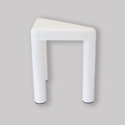 SGABELLO 'TRIO' IN ABS Bianco