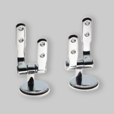 COPPIA CERNIERE UNIVERSALE Cromata