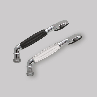 DOCCETTA CROMATA CON CURVA 1/2" Bianca