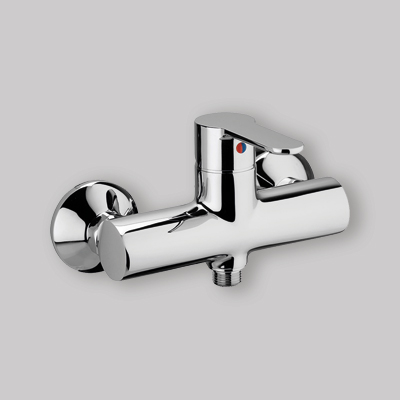 MISCELATORE DOCCIA ESTERNO BLU cromo attacco 1/2"
