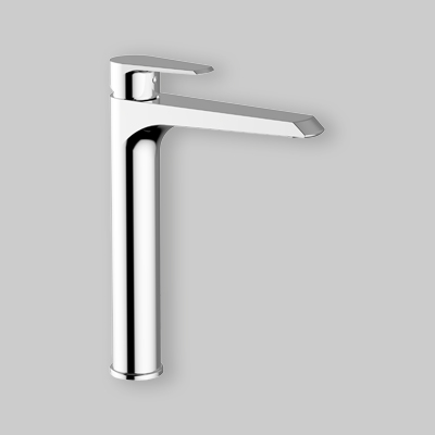 MISCELATORE LAVABO ALTO VELVET c/scarico Click Clack