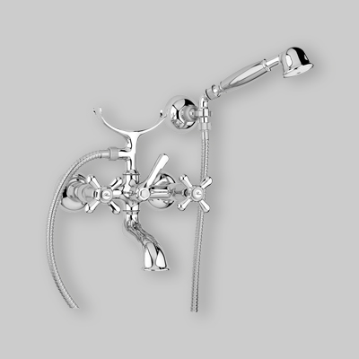 GRUPPO VASCA ESTERNO 'LIBERTY' Cromo