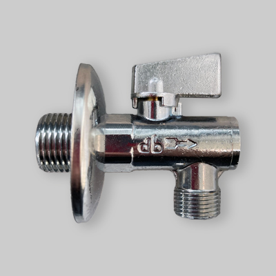 RUBINETTO FILTRO A SFERA CON LEVA IN METALLO 1/2" x 3/8"