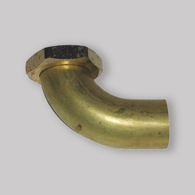 CODOLO CURVO IN OTTONE 1"1/4 Ø 32