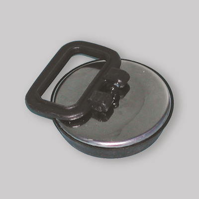 TAPPO CON MANIGLIA PLACCA INOX Ø 52