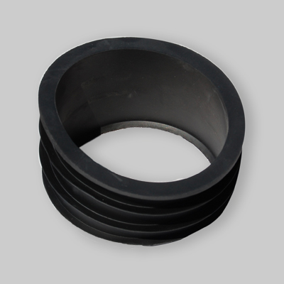 RIDUZIONE IN GOMMA NERA PER RACCORDO TUBI 90÷100 X 110 -