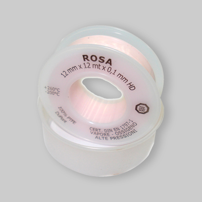 NASTRO TEFLON PER VAPORE E ALTE TEMPERATURE 12 x 12 x 0,10