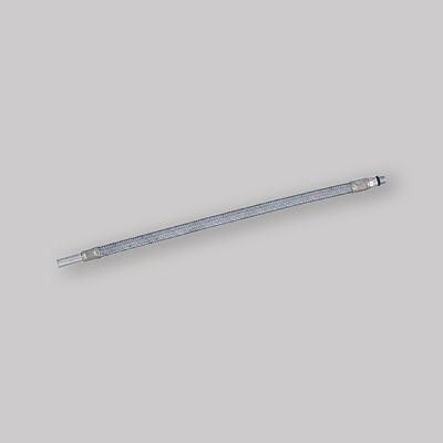 FLESSIBILE ACCIAIO INOX CON TUBETTO   M 10 x 1 cm 35 DN 8