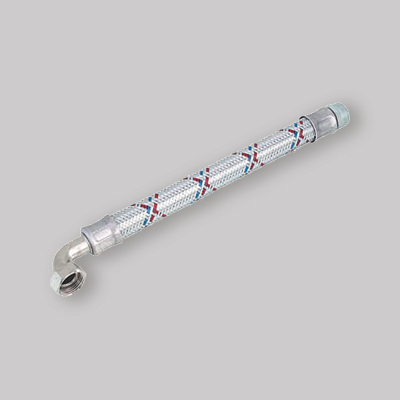 FLESSIBILE ANTIVIBRANTE CON CURVA 1" x 1" cm 40