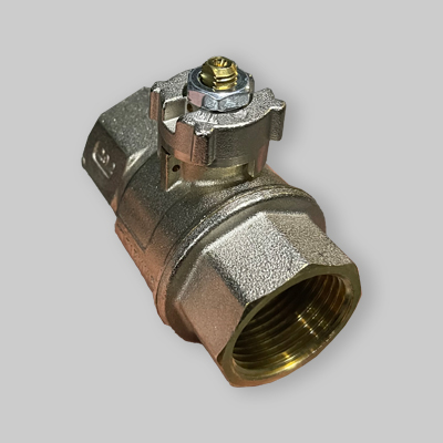 VALVOLA A SFERA FF CON QUADRO PIOMBABILE 1"1/4