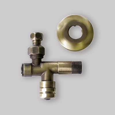 RUBINETTO FILTRO A SNODO BRONZATO 1/2 x 10