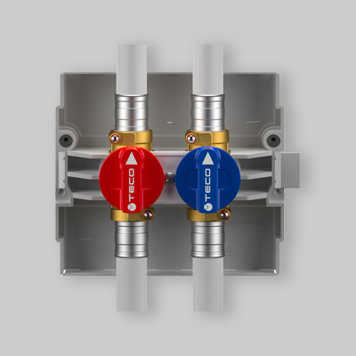 VALVOLA DI INTERCETTAZIONE PER IMPIANTI SANITARI K4.0 TECO Fastec 1/2"