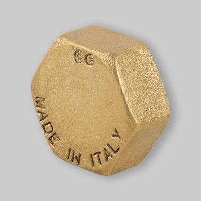 TAPPO FEMMINA OTTONE GIALLO 3/4"