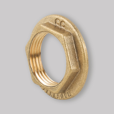 CONTRODADO CON FLANGIA OTTONE GIALLO 3/4"