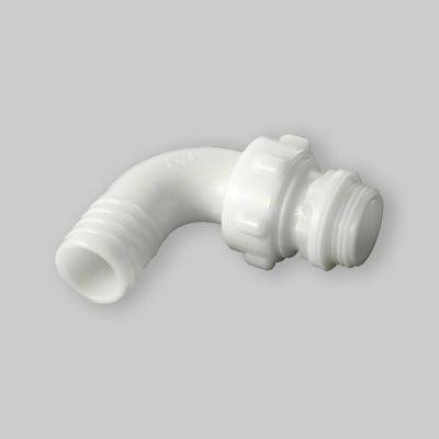 RACCORDO TRE PEZZI CURVO MASCHIO IN PA 1" x 20