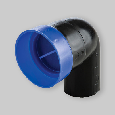 CURVA TECNICA IN PE Ø 50 x 46 (Morsetto)