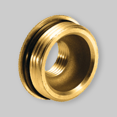 TAPPO MASCHIO CON FORO FILETTATO E O-RING 3/4" x 3/8"