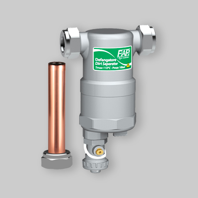 DEFANGATORE CROMATO DIRITTO COMPATTO FAR Attacchi 3/4" MM