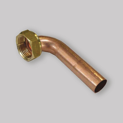 TUBO RAME CURVO PER CALDAIE 18x180 cart. 3/4"