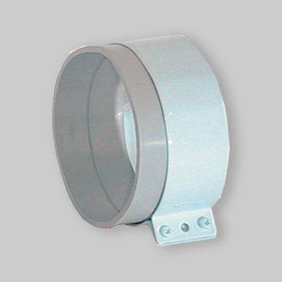 FASCETTA IN ACCIAIO CON MANICOTTO 4 cm