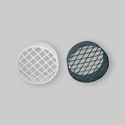 GRIGLIA PER ASPIRAZIONE Ø 60 INOX