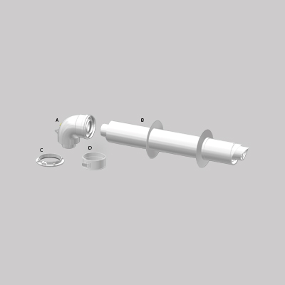 KIT COASSIALE UNIVERSALE PER CALDAIE "UNI-KIT" 60-100 cm 75