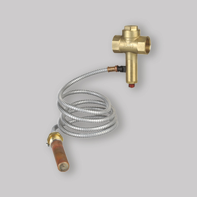 VALVOLA DI SCARICO TERMICO 3/4 Capillare da 1,2 M.