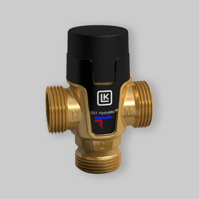 VALVOLA DEVIATRICE TERMOSTATICA MODELLO LK551 1"